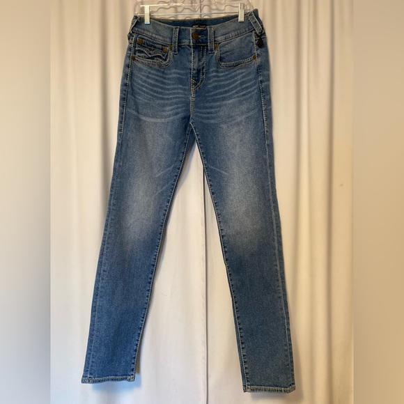 True Religion Blue Relaxed Jeans - Picture 1 of 16